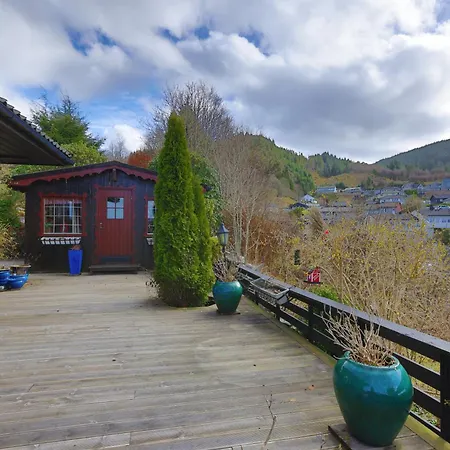 Single-family With Panorama View To The Fjord 빌라 *